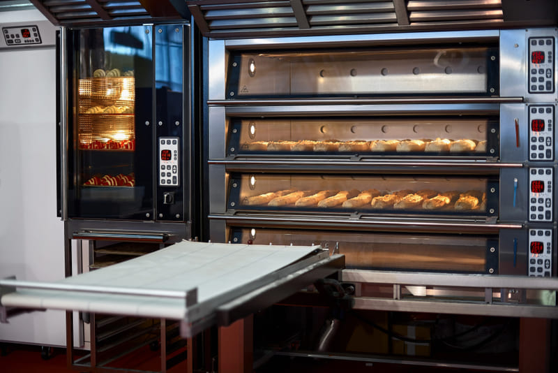 Forno a gás padaria